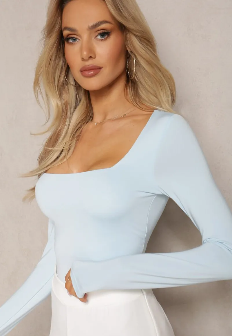 Jasnoniebieska Bluzka Seliusei