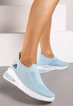 Jasnoniebieskie Buty Sportowe Amathane