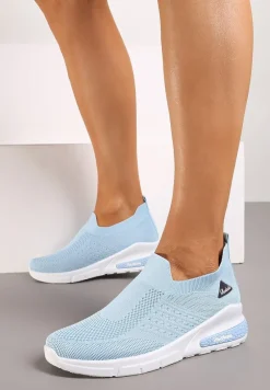 Jasnoniebieskie Buty Sportowe Amathane