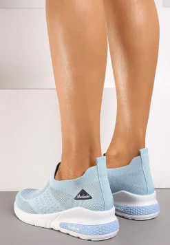 Jasnoniebieskie Buty Sportowe Amathane