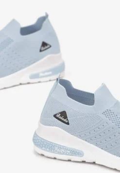 Jasnoniebieskie Buty Sportowe Amathane