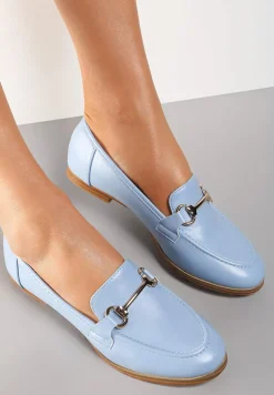 Jasnoniebieskie Mokasyny Sakina