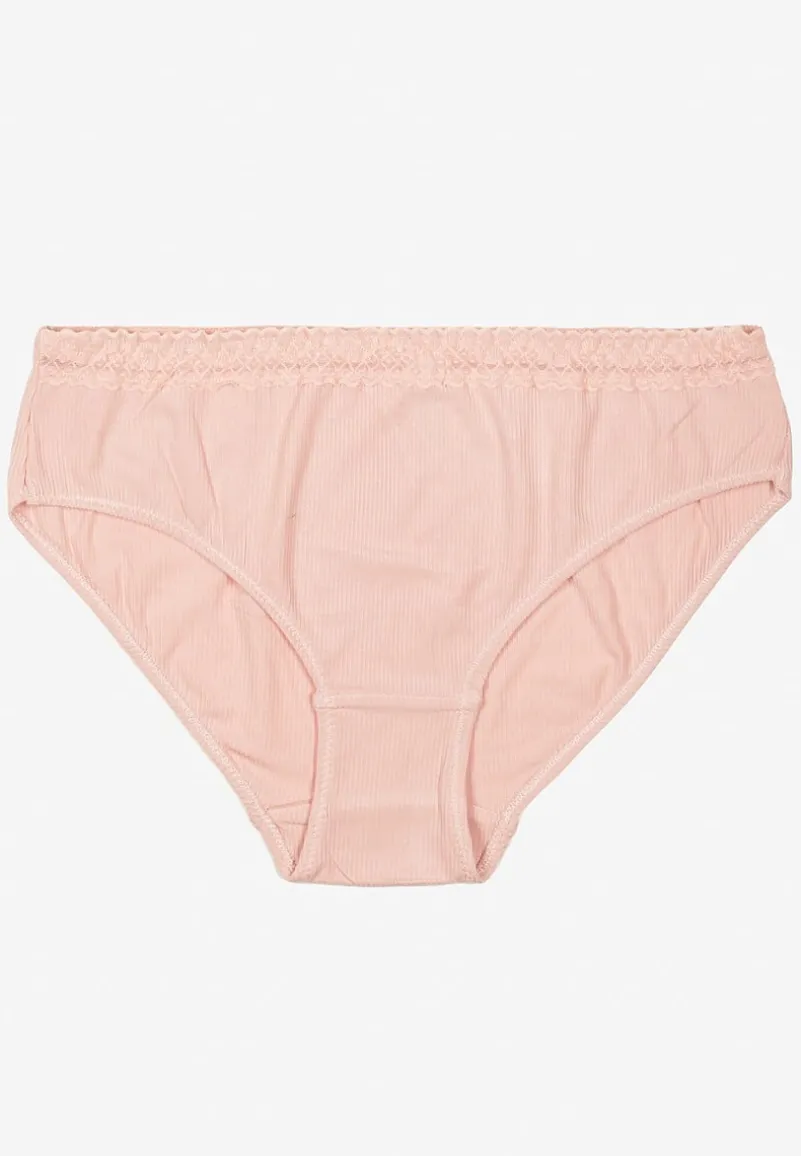 Jasnoróżowe Majtki Figi Bawełniane Zenvisa