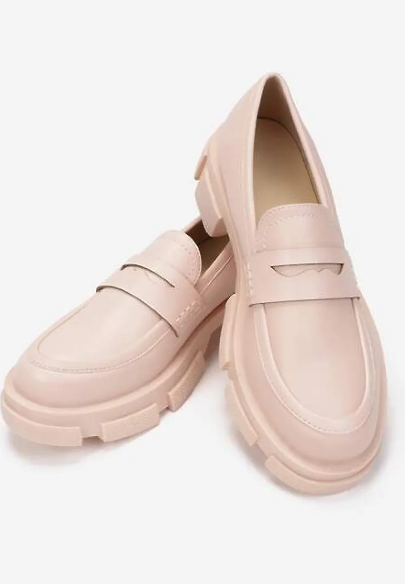 Jasnoróżowe Mokasyny Appotis