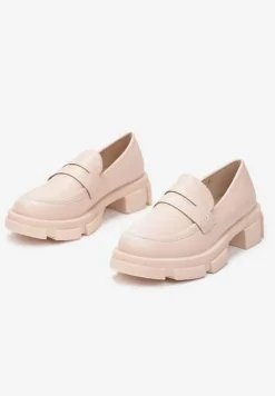 Jasnoróżowe Mokasyny Appotis