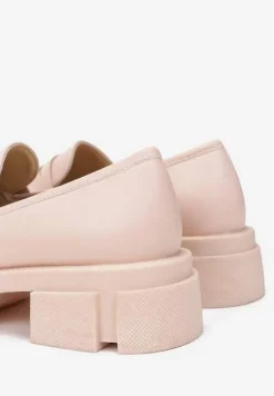 Jasnoróżowe Mokasyny Appotis