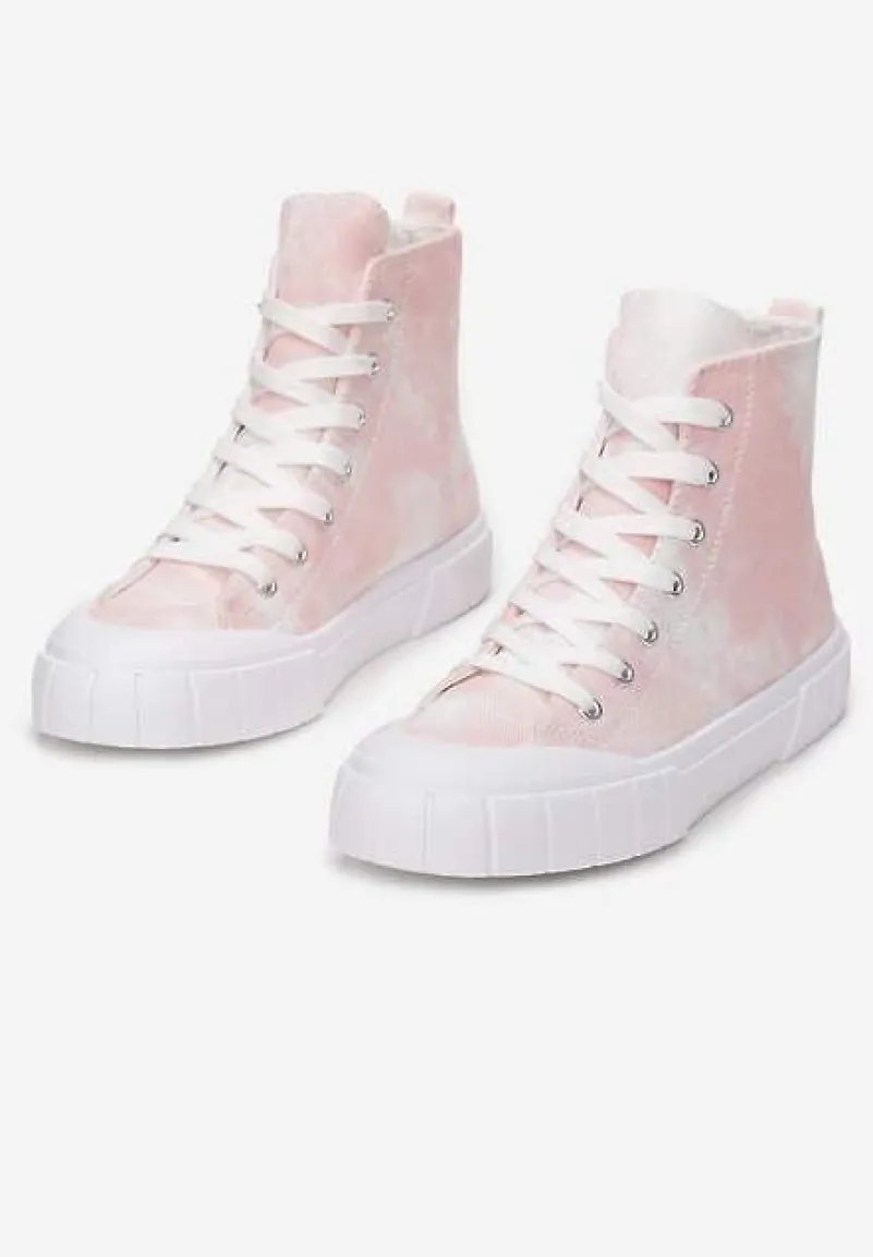 Jasnoróżowe Trampki Tryphothea