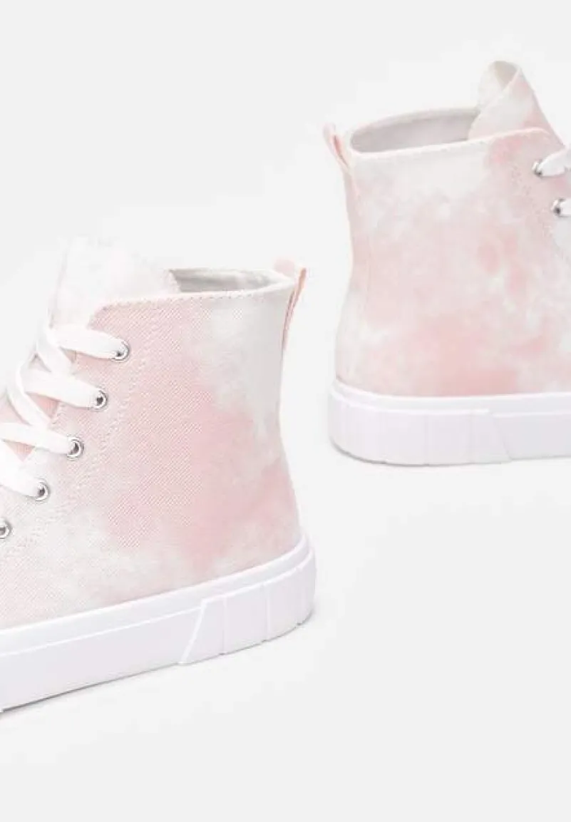 Jasnoróżowe Trampki Tryphothea