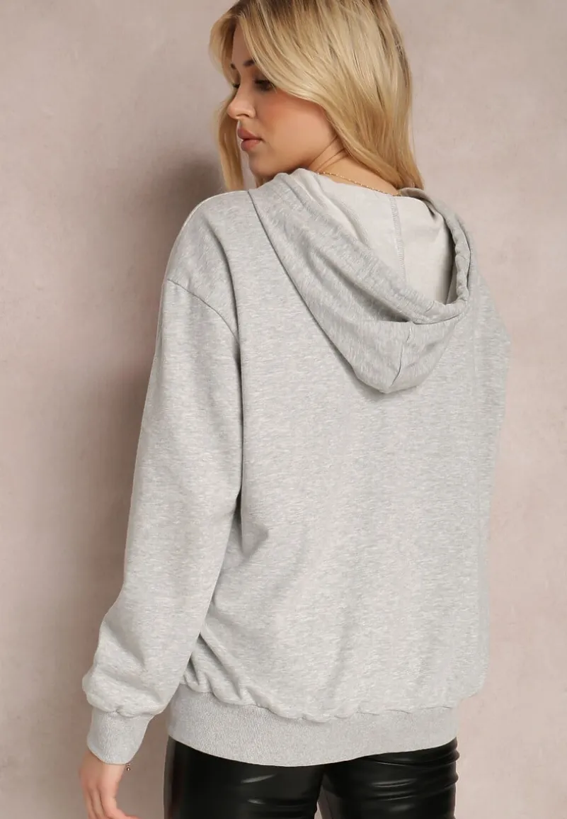 Jasnoszara Bluza Taniamenis