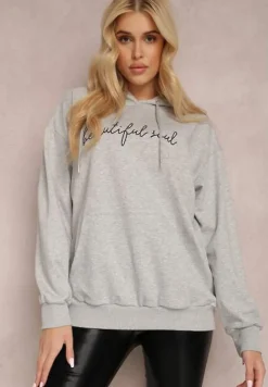 Jasnoszara Bluza Taniamenis