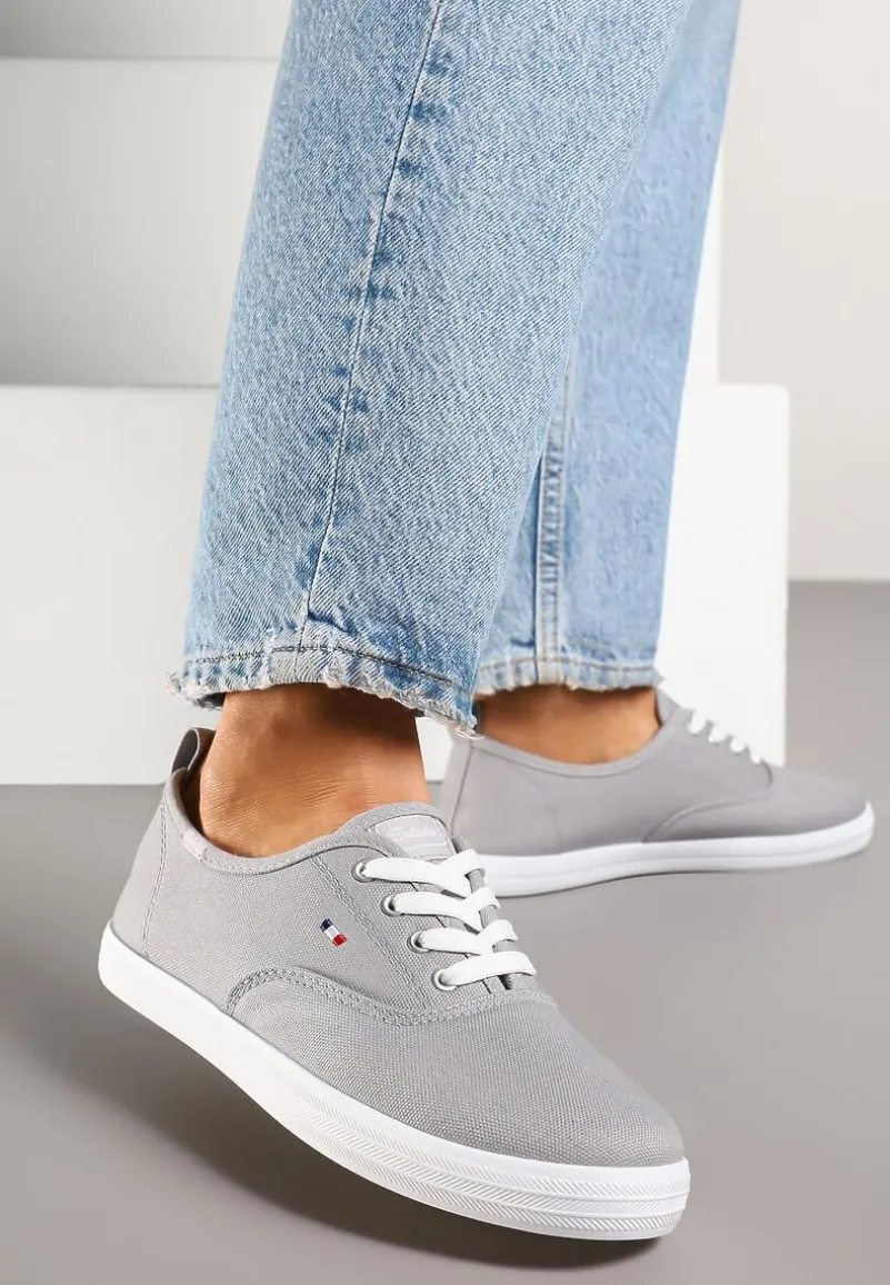 Jasnoszare Basicowe Tenisówki Vices Hallriva