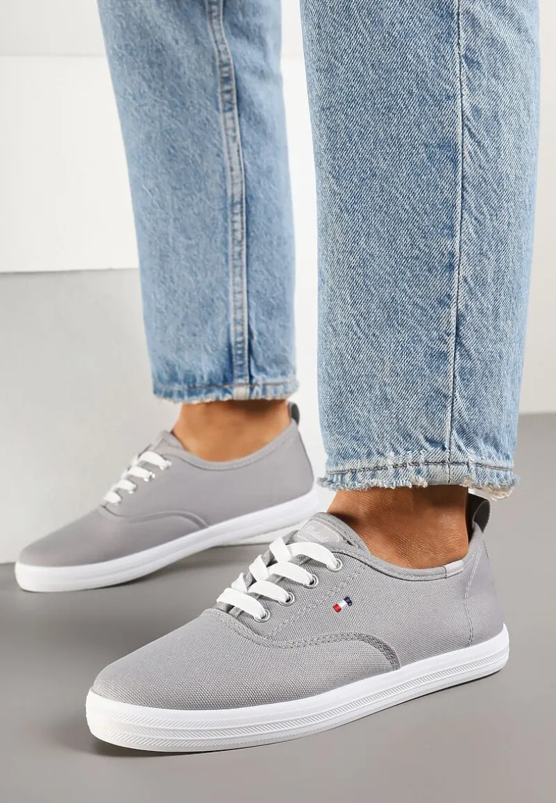Jasnoszare Basicowe Tenisówki Vices Hallriva