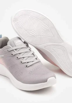 Jasnoszare Buty Sportowe z Efektem Ombre na Podeszwie z Pianki Elanielia