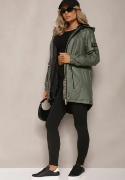 Jasnozielona Kurtka Pikowana Diomasio