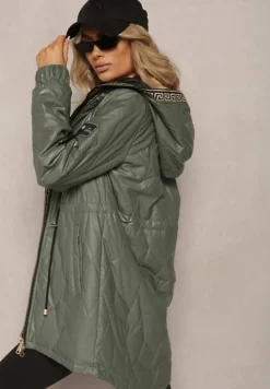Jasnozielona Kurtka Pikowana Diomasio