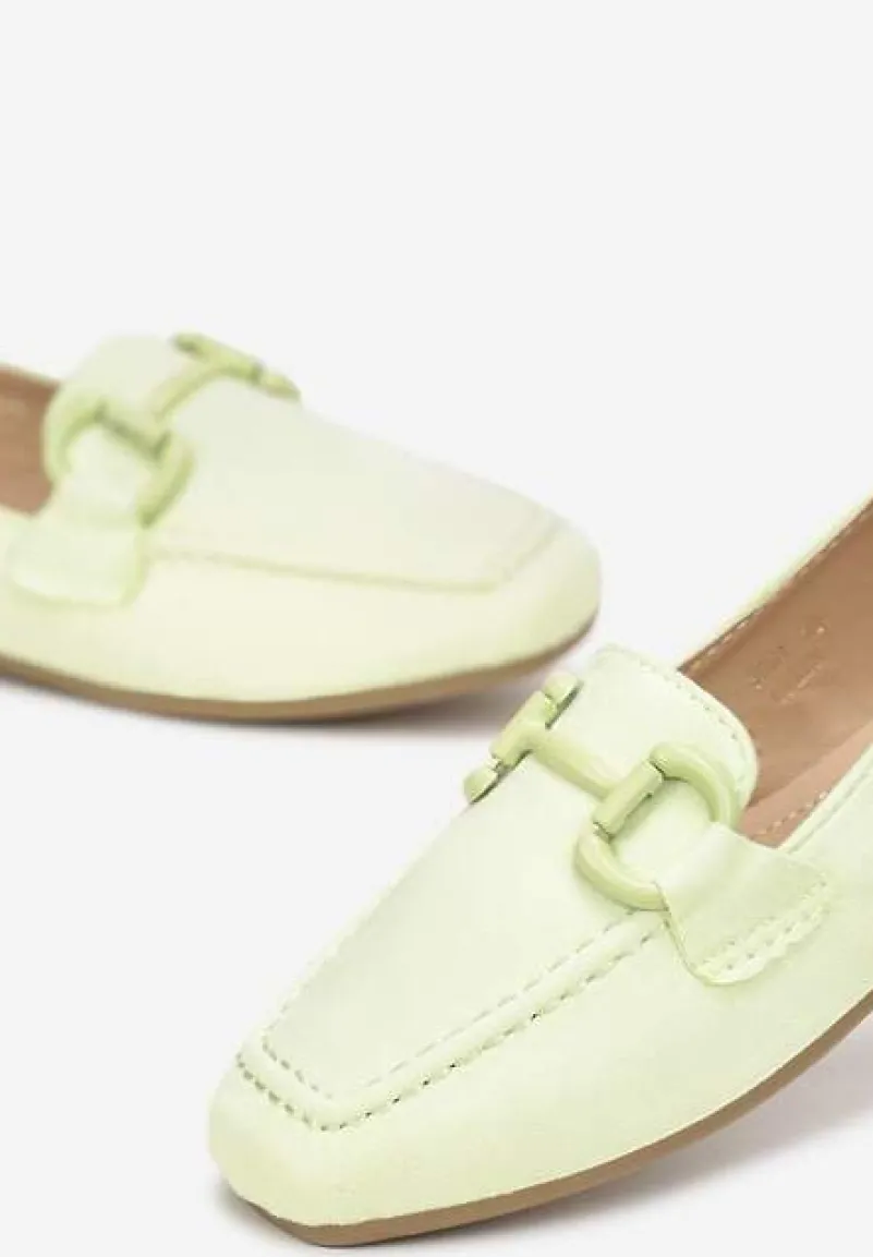 Jasnozielone Mokasyny Peletus