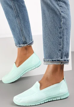 Jasnozielone Tenisówki Pasquier