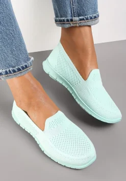 Jasnozielone Tenisówki Pasquier