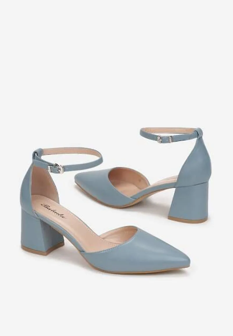 Niebieskie Czółenka Canena