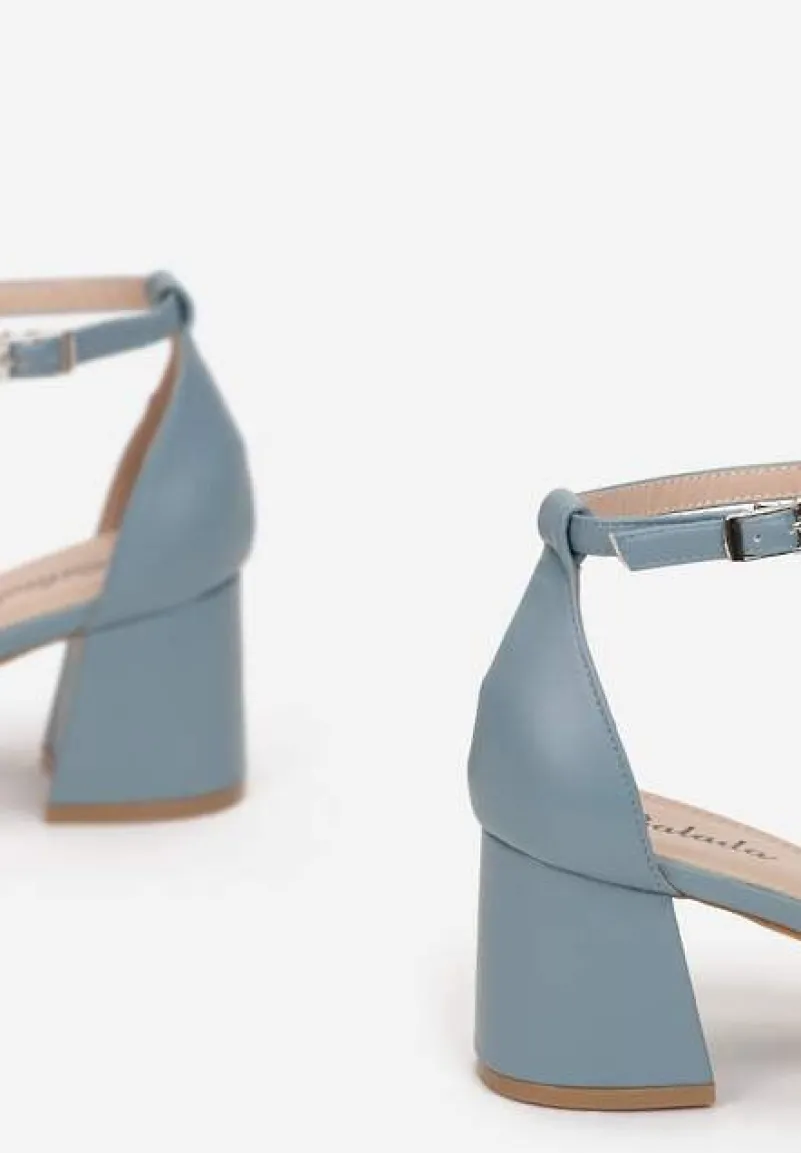 Niebieskie Czółenka Canena