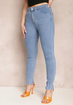 Niebieskie Jeansy Platinos