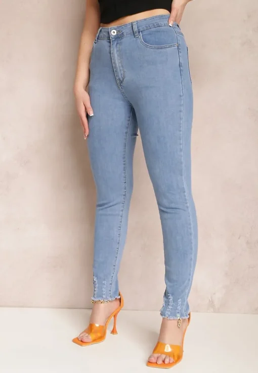 Niebieskie Jeansy Platinos