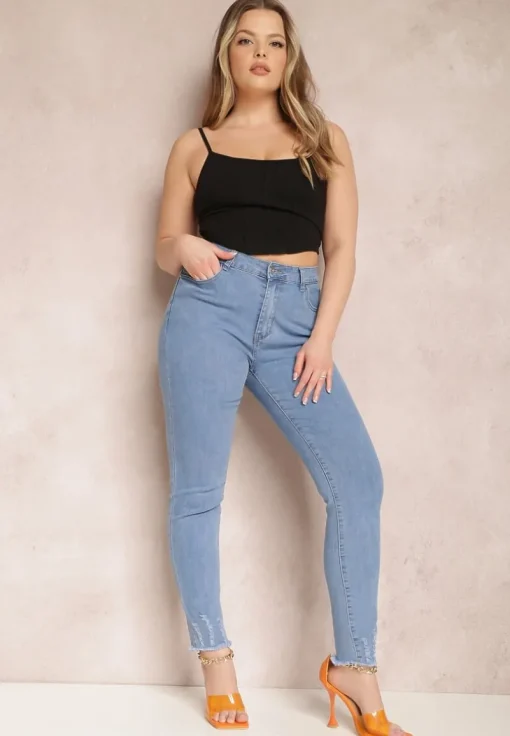 Niebieskie Jeansy Platinos