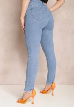 Niebieskie Jeansy Platinos