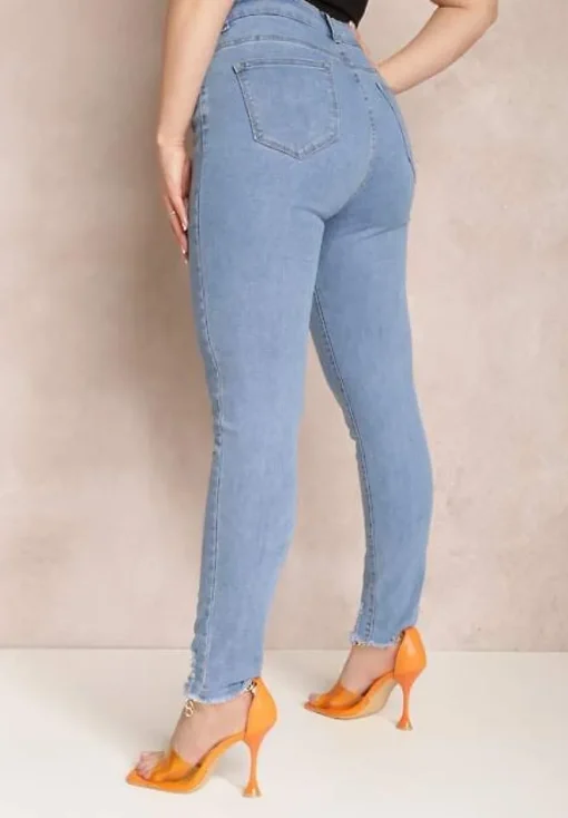 Niebieskie Jeansy Platinos