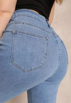 Niebieskie Jeansy Platinos