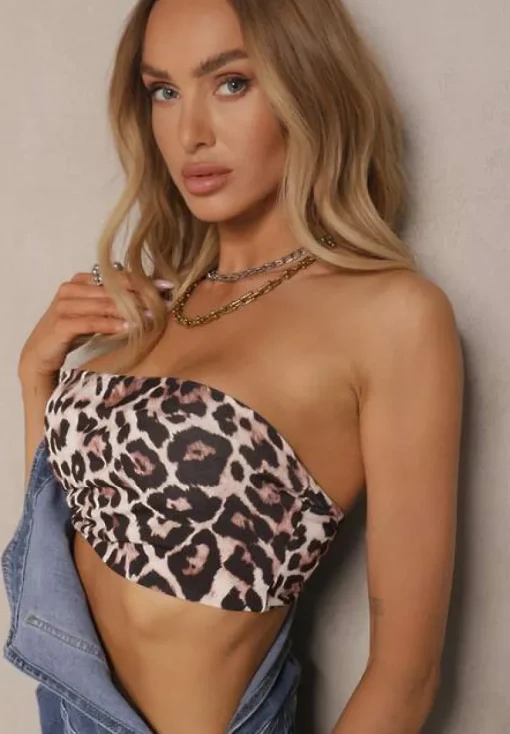 Niebieskie Jeansy Typu Ogrodniczki z Bawełny High Waist z Szerokim Nogawkami Velhiria