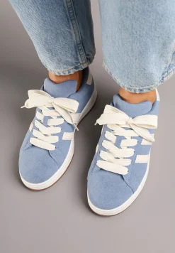 Niebieskie Sneakersy Ozdobione Paskami Dolirenna