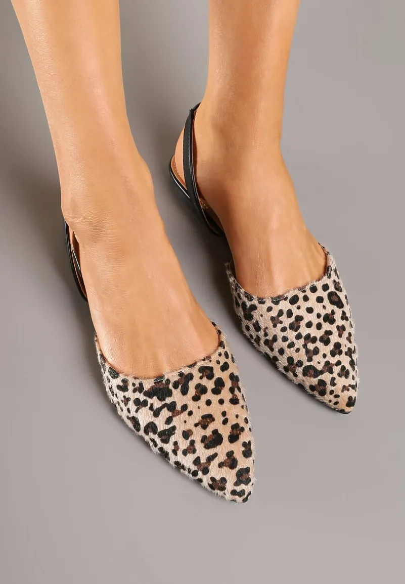 Panterkowe Sandały na Wsuwanie Wenorea