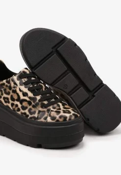 Panterkowe Sneakersy Vices na Grubej Podeszwie Tuliri