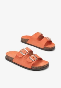Pomarańczowe Klapki Dorinore
