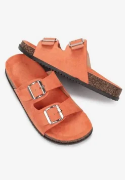 Pomarańczowe Klapki Dorinore