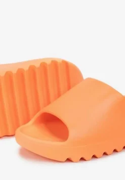 Pomarańczowe Klapki z Pianki z Odkrytym Noskiem Birea