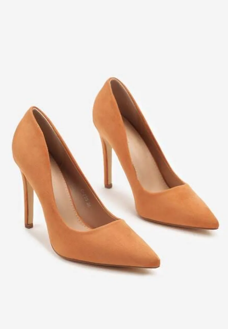 Pomarańczowe Klasyczne Szpilki Nurivia