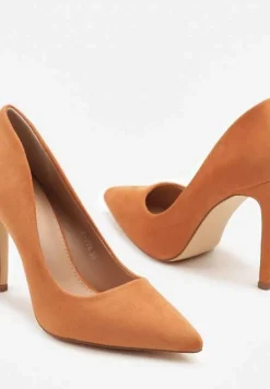 Pomarańczowe Klasyczne Szpilki Nurivia