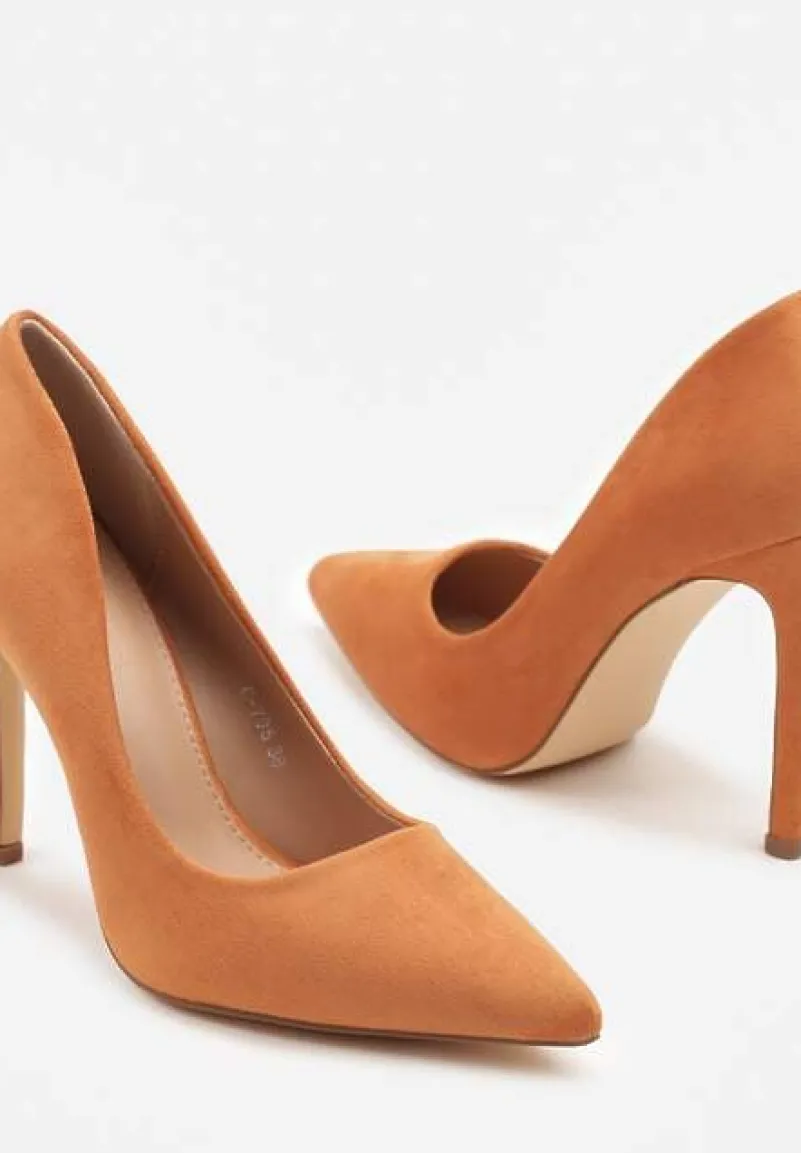 Pomarańczowe Klasyczne Szpilki Nurivia