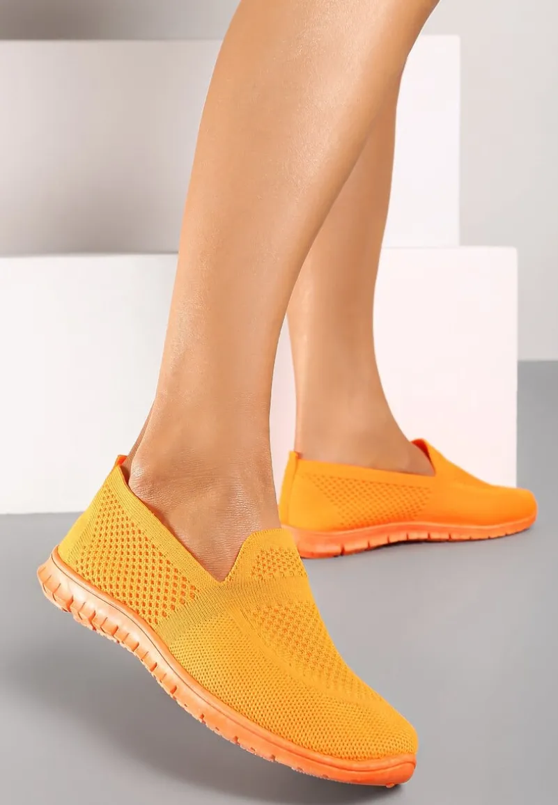 Pomarańczowe Tenisówki Pasquier