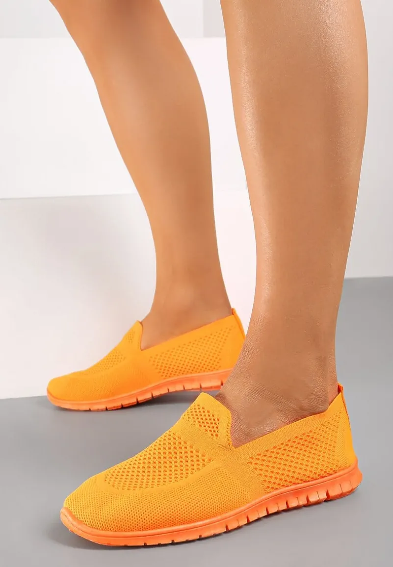 Pomarańczowe Tenisówki Pasquier