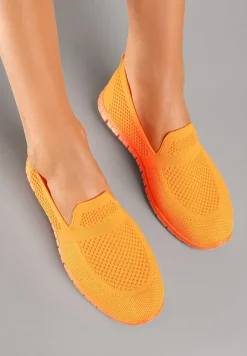 Pomarańczowe Tenisówki Pasquier