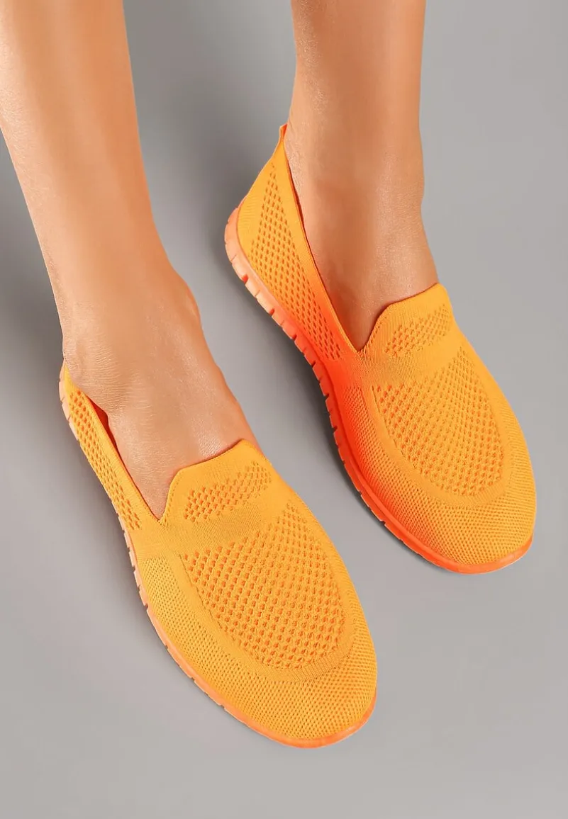 Pomarańczowe Tenisówki Pasquier