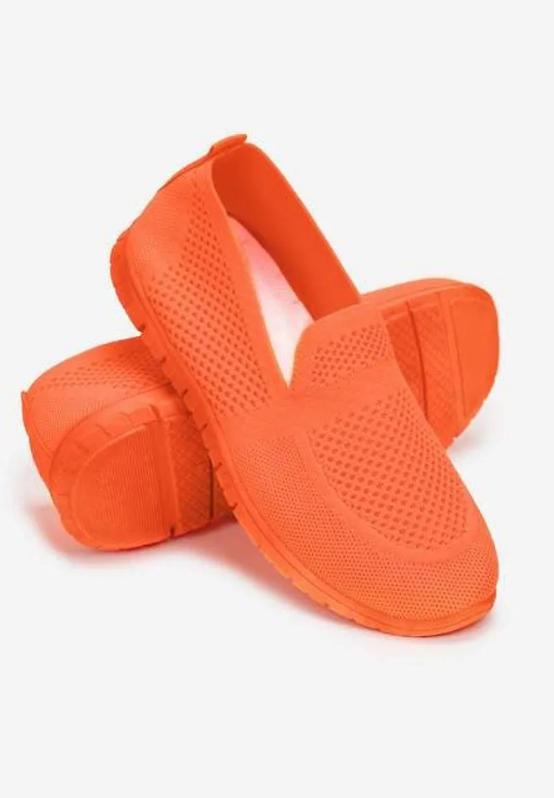 Pomarańczowe Tenisówki Pasquier