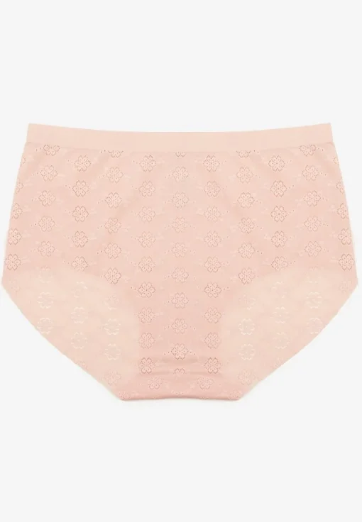 Różowa Bielizna Modelująca Majtki High Waist Lilialira