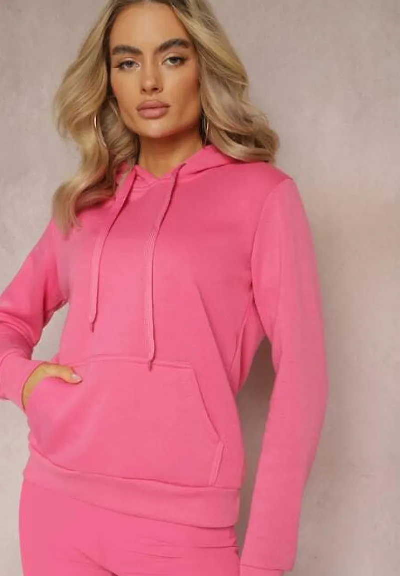 Różowa Bluza z Kapturem Corbetes