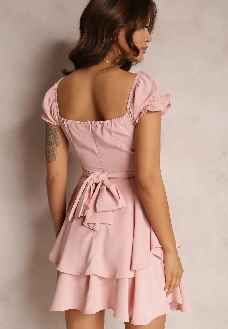 Różowa Sukienka Kephenia