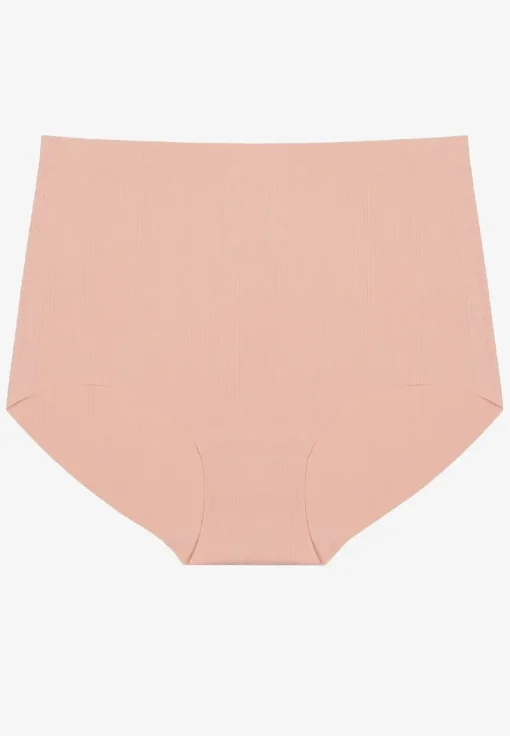 Różowe Bezszwowe Majtki High Waist Navorila