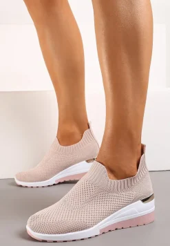 Różowe Buty Sportowe Mellasia